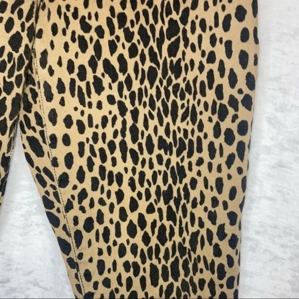Good American Good Waist Animal Cheetah Leopard Print Jeans Size 24/4